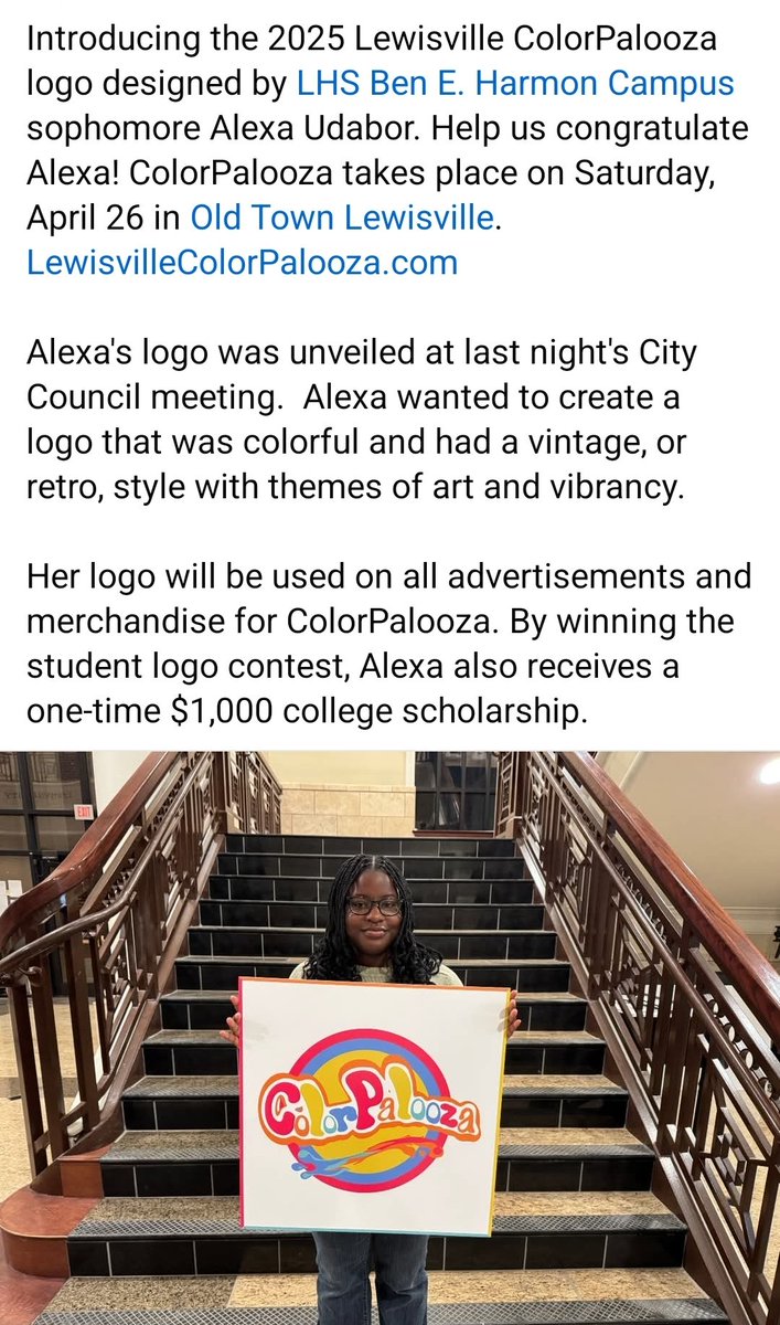 Cortni Czechowski (@cczechmate) on Twitter photo Look at our student go!
Alexa we are all so proud of you!! <a href="/LHSHarmon/">LHS Harmon Campus</a> <a href="/flandersr/">Rachel Flanders</a> Look at our student go!
Alexa we are all so proud of you!! <a href="/LHSHarmon/">LHS Harmon Campus</a> <a href="/flandersr/">Rachel Flanders</a>