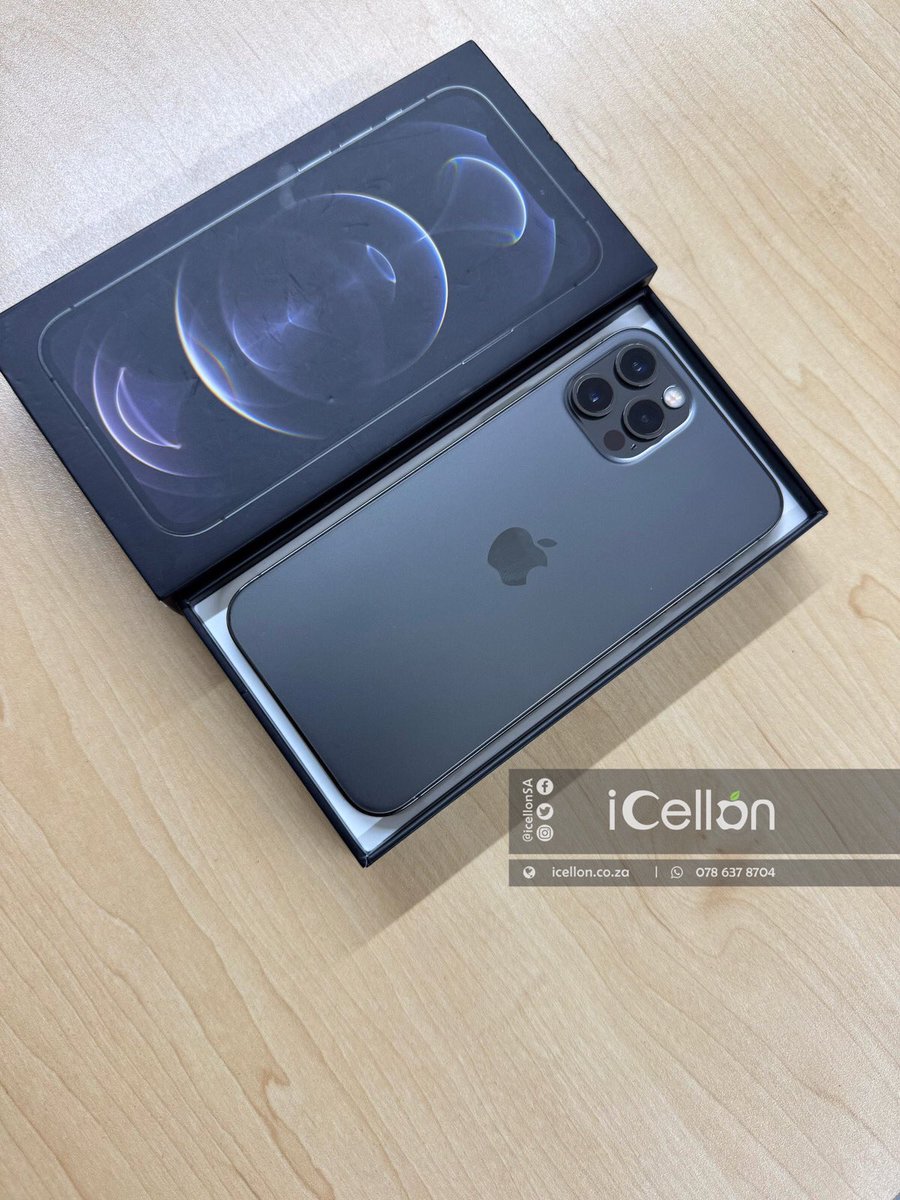 iCellonSA's tweet image. Secondhand charm: iPhone 12 Pro 128GB on SALE for only R9 999
WhatsApp us at wa.me/27786378704 or visit our online shop at icellon.co.za
——————————————————-
#Preowned #Apple #iPhone12pro