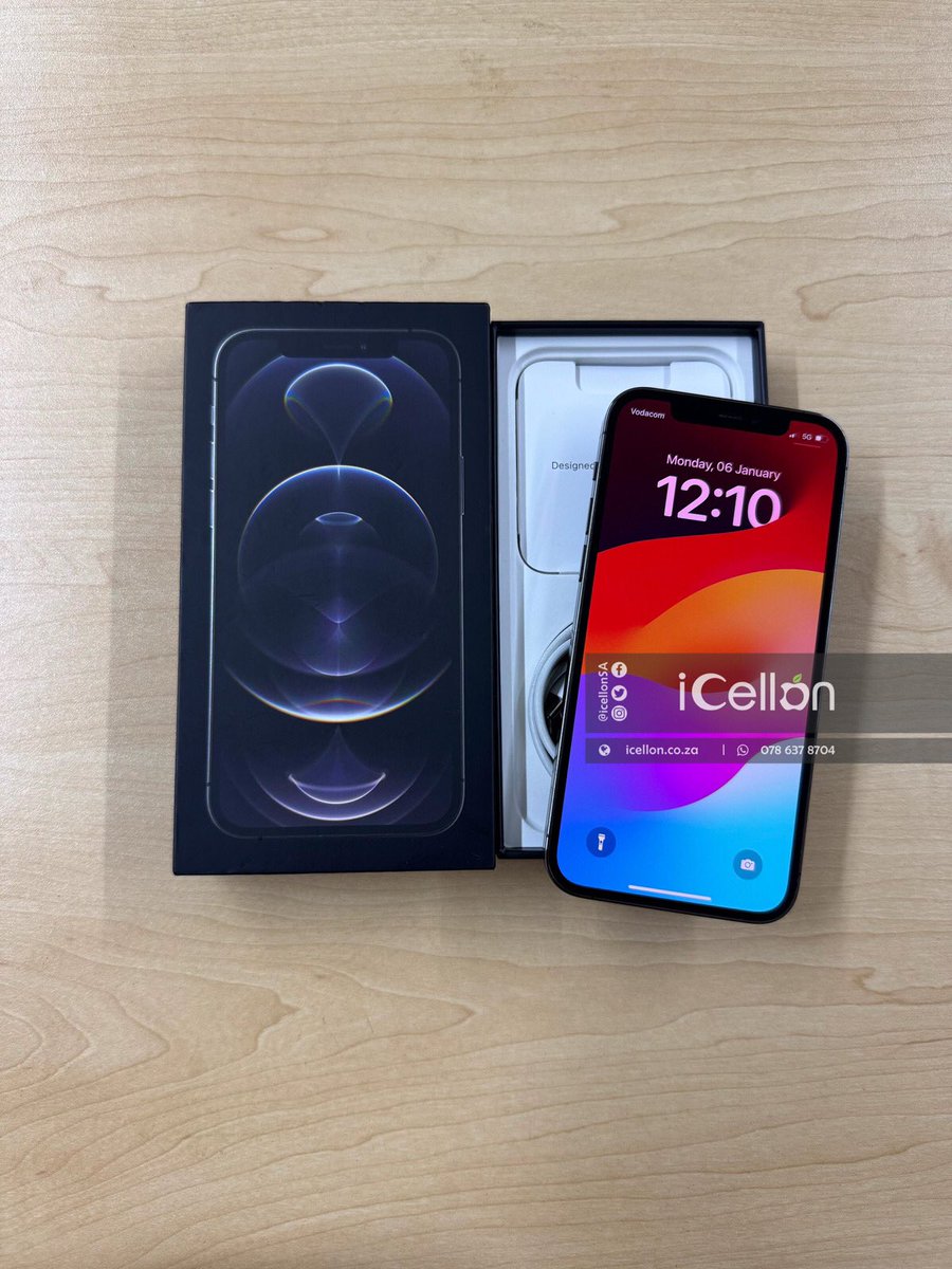 iCellonSA's tweet image. Secondhand charm: iPhone 12 Pro 128GB on SALE for only R9 999
WhatsApp us at wa.me/27786378704 or visit our online shop at icellon.co.za
——————————————————-
#Preowned #Apple #iPhone12pro