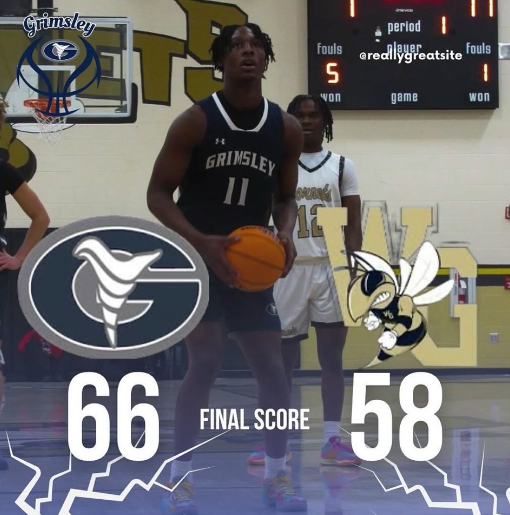 Whirliehoops (@whirliehoops) on Twitter photo Final
Grimsley 66 (8-4, 3-1)
Western Guilford 58
<a href="/faizon_brandon/">Faizon Brandon</a> 20 pts, 10 rebs, 3 asts
<a href="/htrent_/">Henry</a> 10 pts, 2 rebs, 2 3pm
<a href="/Isaiahwhitsett2/">Isaiah Whitsett🏀2028 6'3</a> and <a href="/kadencatoe7/">Kaden Catoe</a> 8 pts a piece Final
Grimsley 66 (8-4, 3-1)
Western Guilford 58
<a href="/faizon_brandon/">Faizon Brandon</a> 20 pts, 10 rebs, 3 asts
<a href="/htrent_/">Henry</a> 10 pts, 2 rebs, 2 3pm
<a href="/Isaiahwhitsett2/">Isaiah Whitsett🏀2028 6'3</a> and <a href="/kadencatoe7/">Kaden Catoe</a> 8 pts a piece