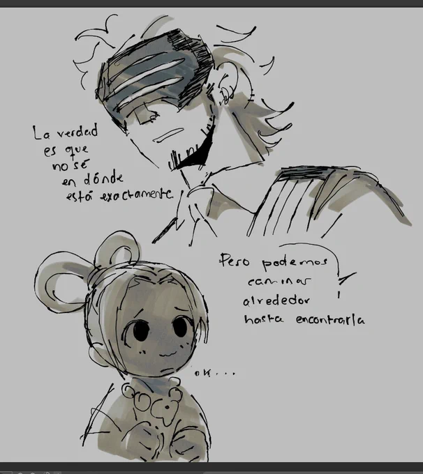 my pearl &amp; godot comic was originally going to be handwritten but it looked so ass 