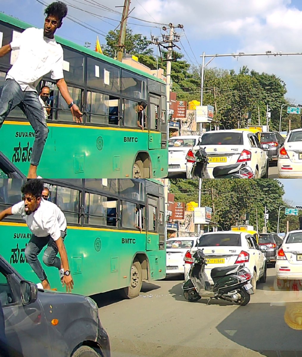 3rdEyeDude's tweet photo. Crazy road rage incident captured on dashcam video in Koramangala few days ago. Unsure what led to this but surely this is shocking to see how these guys tried to vandalise the car. 

Full dashcam video in the thread below 👇 https://t.co/3elDIxSBTI