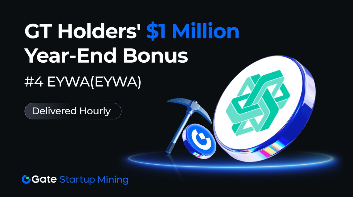 Gate Launch (@gateio_launch) on Twitter photo $GT Holder's $1M Year End Bonus #4: $EYWA <a href="/eywaprotocol/">EYWA ✳️ powering CrossCurve</a>
🎁 285,714 $EYWA
⏰ 07:00 AM, Jan 8th - Jan 15th (UTC)
Earn now: gate.io/startup-mining…
❤️ GIVEAWAY BONUS: Like & RT & Tag 3
1 lucky winner gets an extra 100 shares of Startup Airdrop! $GT Holder's $1M Year End Bonus #4: $EYWA <a href="/eywaprotocol/">EYWA ✳️ powering CrossCurve</a>
🎁 285,714 $EYWA
⏰ 07:00 AM, Jan 8th - Jan 15th (UTC)
Earn now: gate.io/startup-mining…
❤️ GIVEAWAY BONUS: Like & RT & Tag 3
1 lucky winner gets an extra 100 shares of Startup Airdrop!