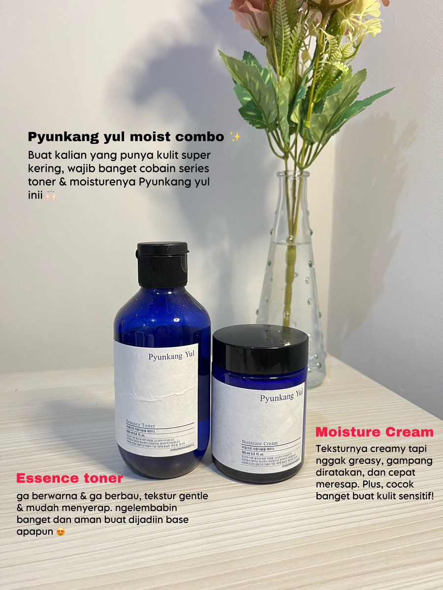 24hrsoftann's tweet photo. ✨Best skincare combo untuk kulit Super kering, sensitif &amp; kusam ✨

1. Pyunkan yul essence toner &amp; Moisture Cream. 
https://t.co/BAq0Fov1Sm
https://t.co/nGV48nVIwh https://t.co/N3oKjqxqby