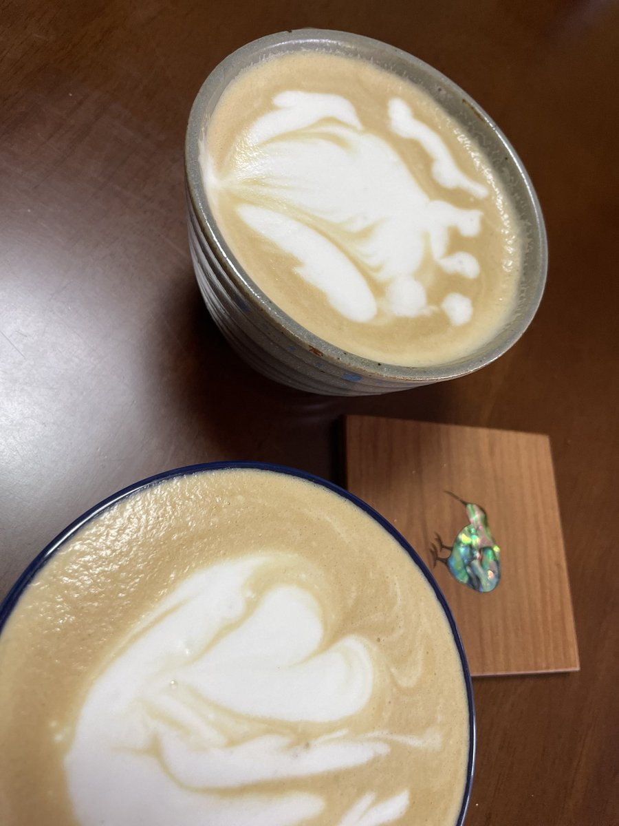 エスプレッソとラテに挑戦