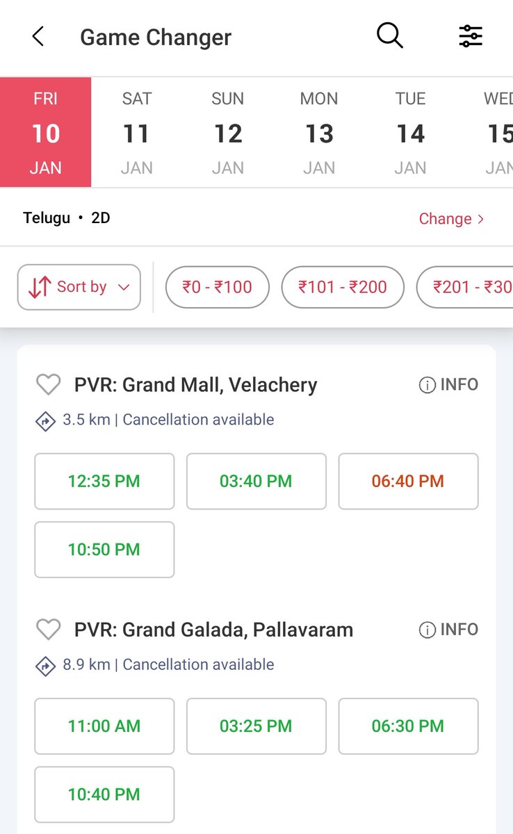 TeamCharanERA's tweet photo. Chennai City PVR Chain opening shows !! INOX and Cinepolis will be opened in few more minutes ๐ฅ
#GameChanger #GameChangerTN https://t.co/xfvidWEegu