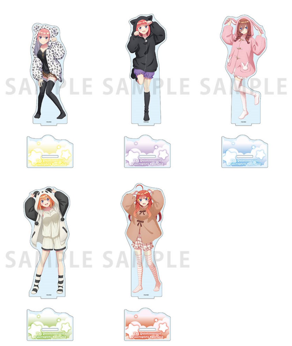 五等分の花嫁 新生活応援 パーカー アクリルスタンド アニメイト : 五等分の花嫁 ドンキコラボ 猫耳パーカー 五月 中野五月