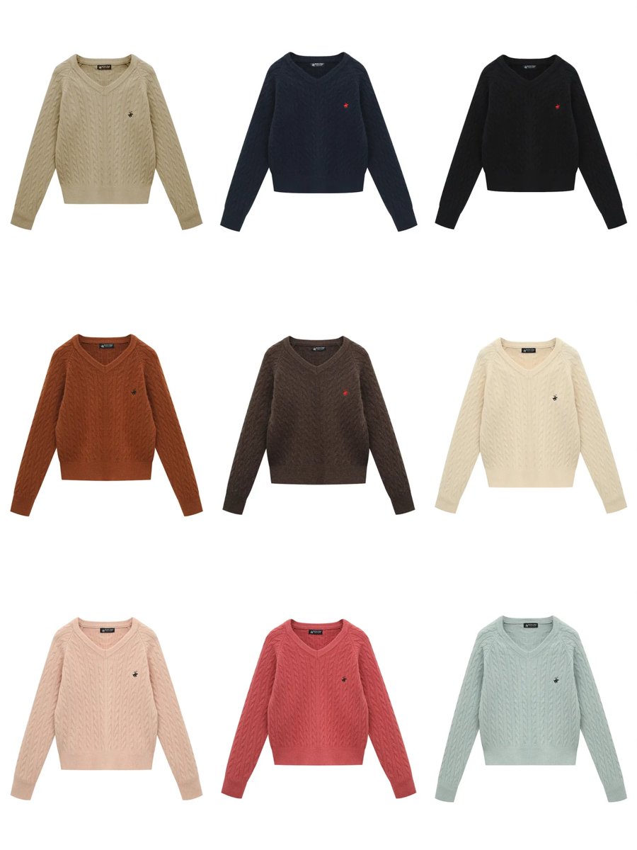 ilovejaysomark's tweet image. 🏇 BEVERY HILLS POLO CLUB BH 🔖time sale 73% ลดแค่ 24 ชม.

เสื้อไหมพรม คอวี V-neck cable knit

♡₊⁺1130 มัดจำได้ 565

🚚ส่งฟรี EMS #พรีเกาหลี #พรีออเดอร์เกาหลี