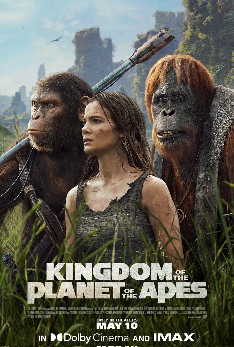 iamblackmyth's tweet photo. 14. Kingdom Of The Planet Of The Apes......A Quiet Place Day One https://t.co/RdiNvwTE1M