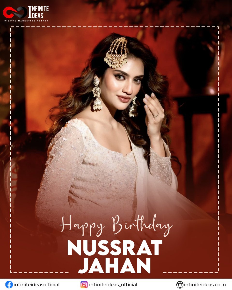 infiniteideas21's tweet photo. Happy Birthday @nusratchirps. Wishing you continued success in all your endeavors. 

.
.
.
#Happybirthday #bestwishes #actress #film #Infiniteideasofficial https://t.co/L1rzrcTPLa