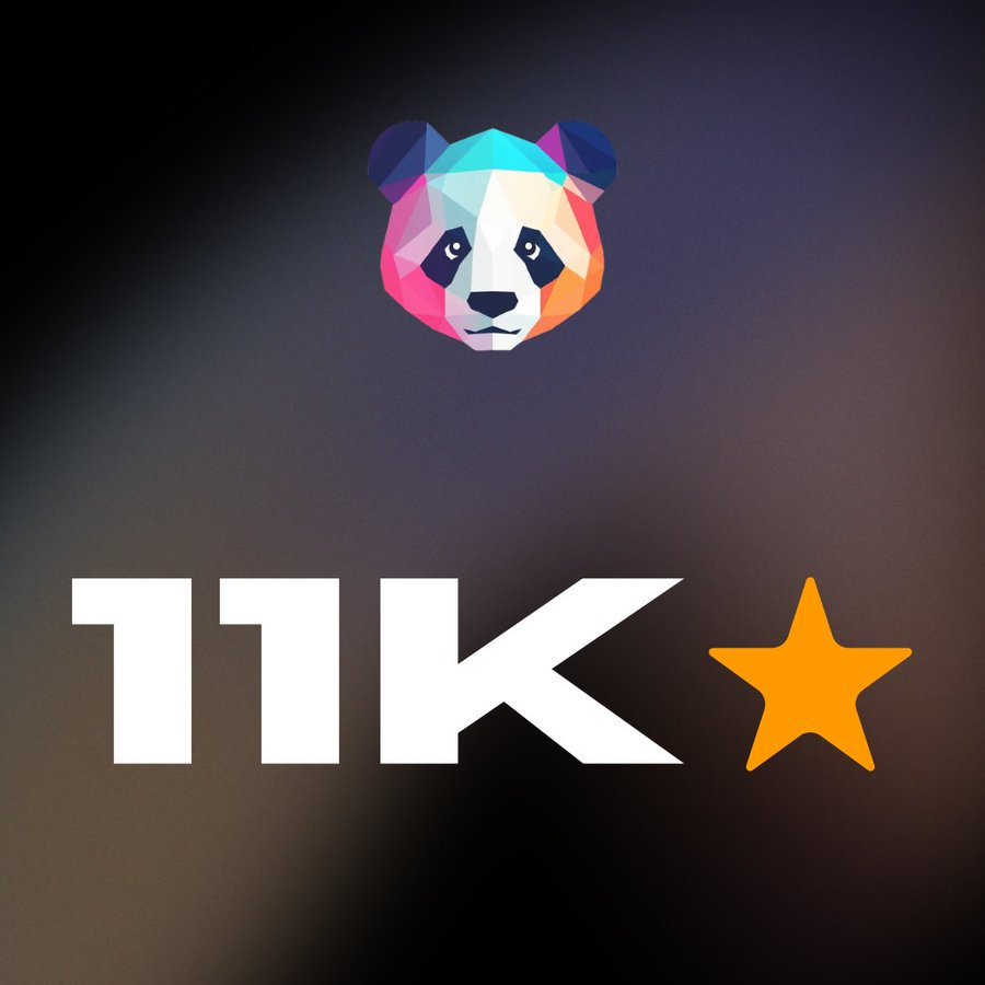 <a href="/Pandas_AI/">PandasAI</a> just crossed 11k stars on Github! Thanks a lot to everyone for the support!