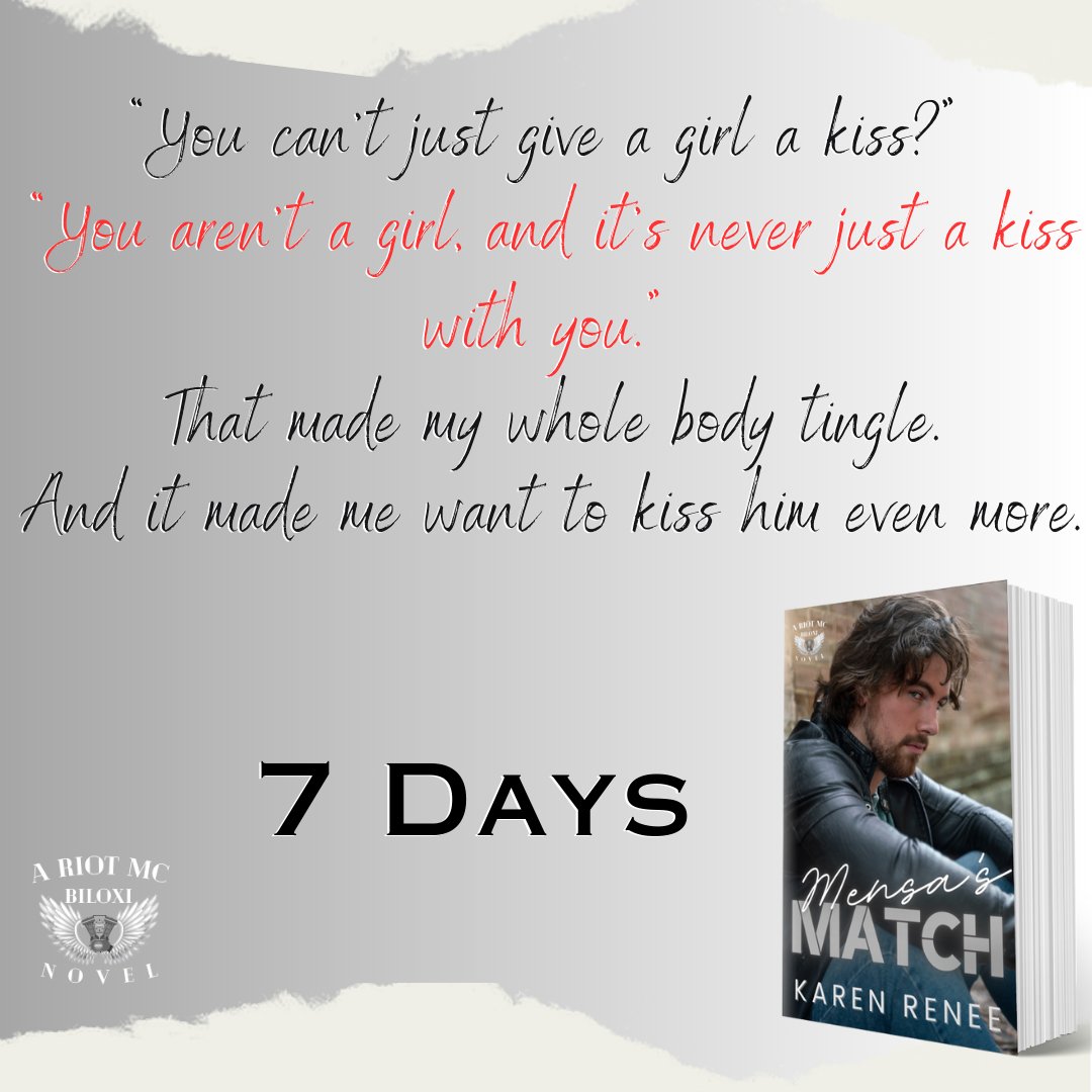 Spunky N Sassy (@snsbah) on Twitter photo π· ππππ¬ππ« ππ₯ππ¬π β Mensaβs Match (Riot MC Biloxi, Book 9) by <a href="/karenreneewrite/">Karen Renee - Author</a> is releasing in πππ ππππ
#PreOrder today
β books2read.com/u/4E2yqo π· ππππ¬ππ« ππ₯ππ¬π β Mensaβs Match (Riot MC Biloxi, Book 9) by <a href="/karenreneewrite/">Karen Renee - Author</a> is releasing in πππ ππππ
#PreOrder today
β books2read.com/u/4E2yqo