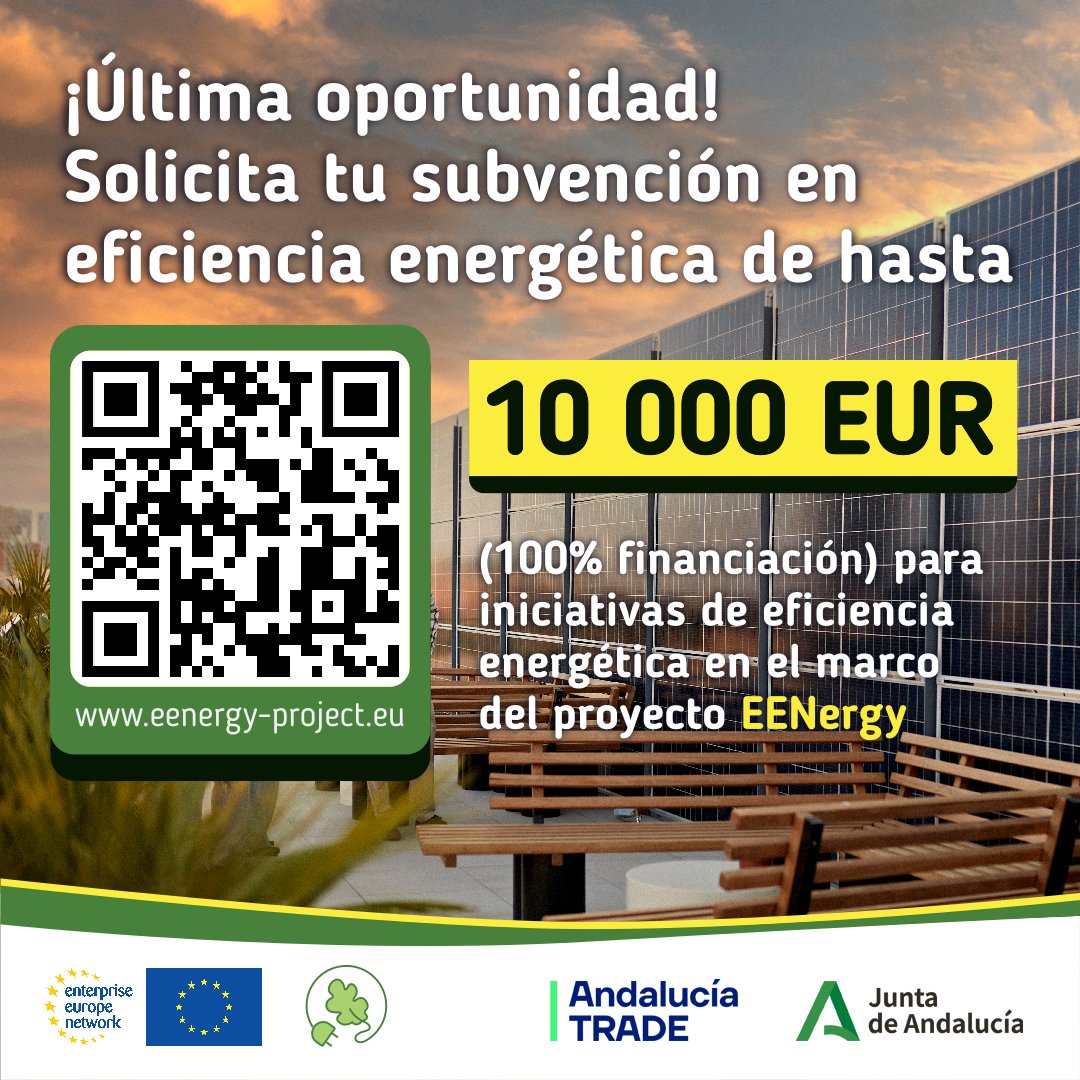CESEAND_EEN (@ceseand_een) on Twitter photo 📢¡ULTIMA LLAMADA! ¡Inscríbete a la jornada del próximo jueves 9 de enero, de 10:30h a 13:30h!
Últimas plazas para la sesión informativa sobre la 2ª convocatoria de ayudas #EENergy 
Más información: ceseand.net/event/jornada-…
Inscripción: extenda-jda.webex.com/weblink/regist… 📢¡ULTIMA LLAMADA! ¡Inscríbete a la jornada del próximo jueves 9 de enero, de 10:30h a 13:30h!
Últimas plazas para la sesión informativa sobre la 2ª convocatoria de ayudas #EENergy 
Más información: ceseand.net/event/jornada-…
Inscripción: extenda-jda.webex.com/weblink/regist…