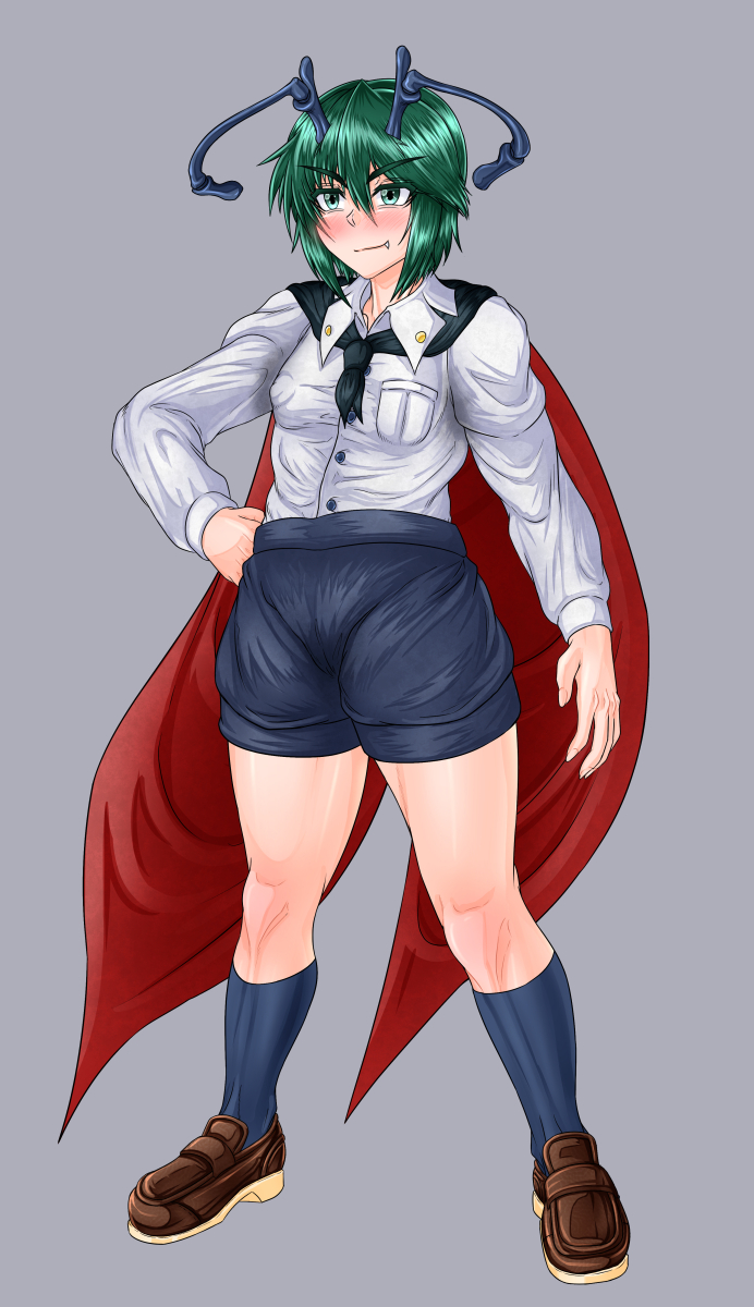 【R-18】リグルちゃんの立ち絵も作ってます。こちらももちろん脱げます。 