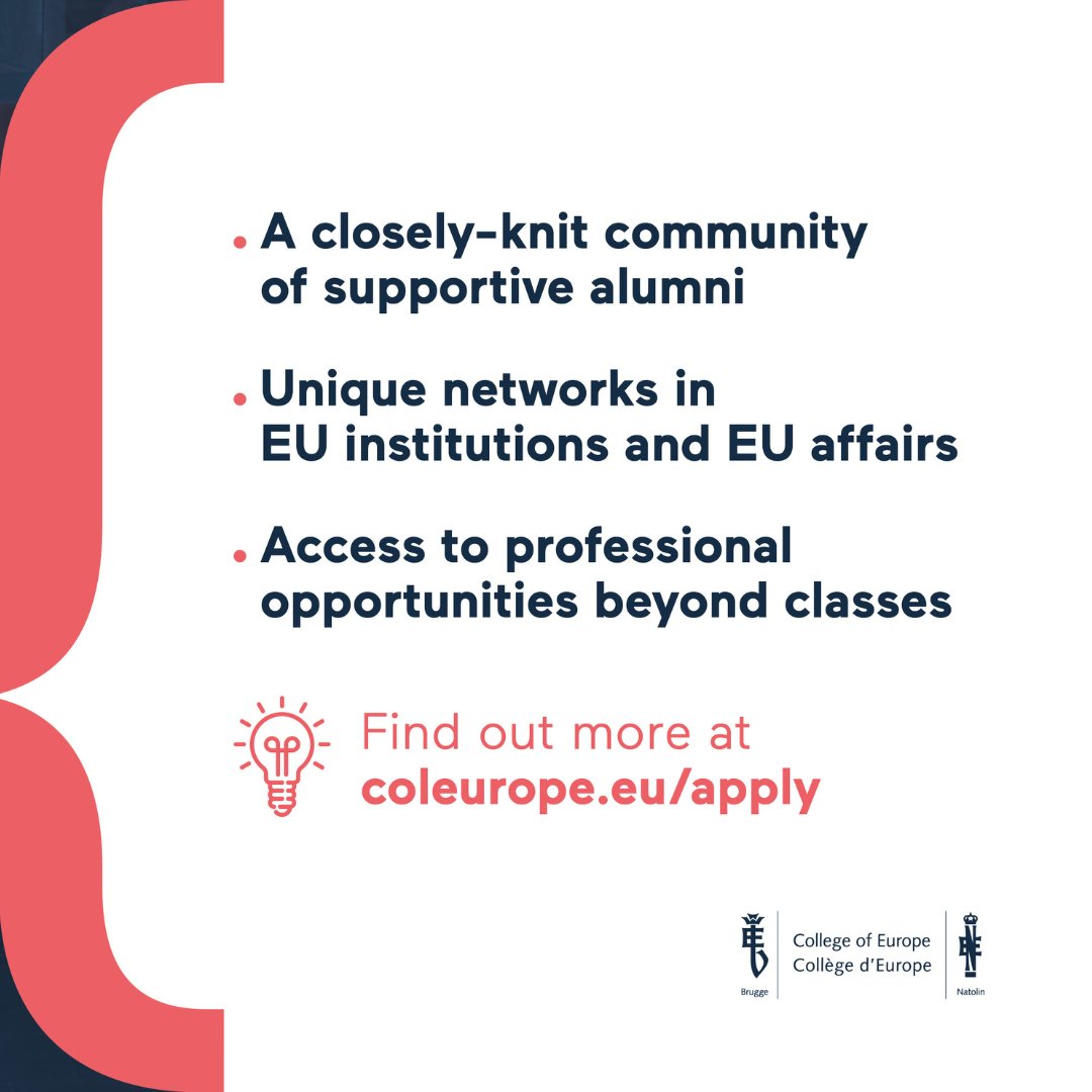 College of Europe tweet media