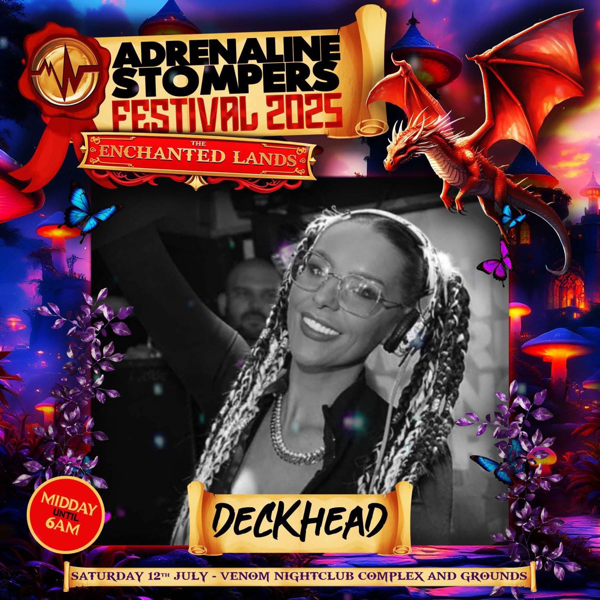 Just announced for the Adrenaline Stompers Festival 2025 🔥

The amazing Deckhead 🙌