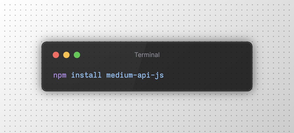 medium_api's tweet image. We just launched `medium-api-js`, a #JavaScript package that makes working with Medium's data super simple.
Whether youโre fetching articles or analyzing #Medium profiles, weโve got you covered!
Hereโs why youโll love it. ๐
#MediumAPI