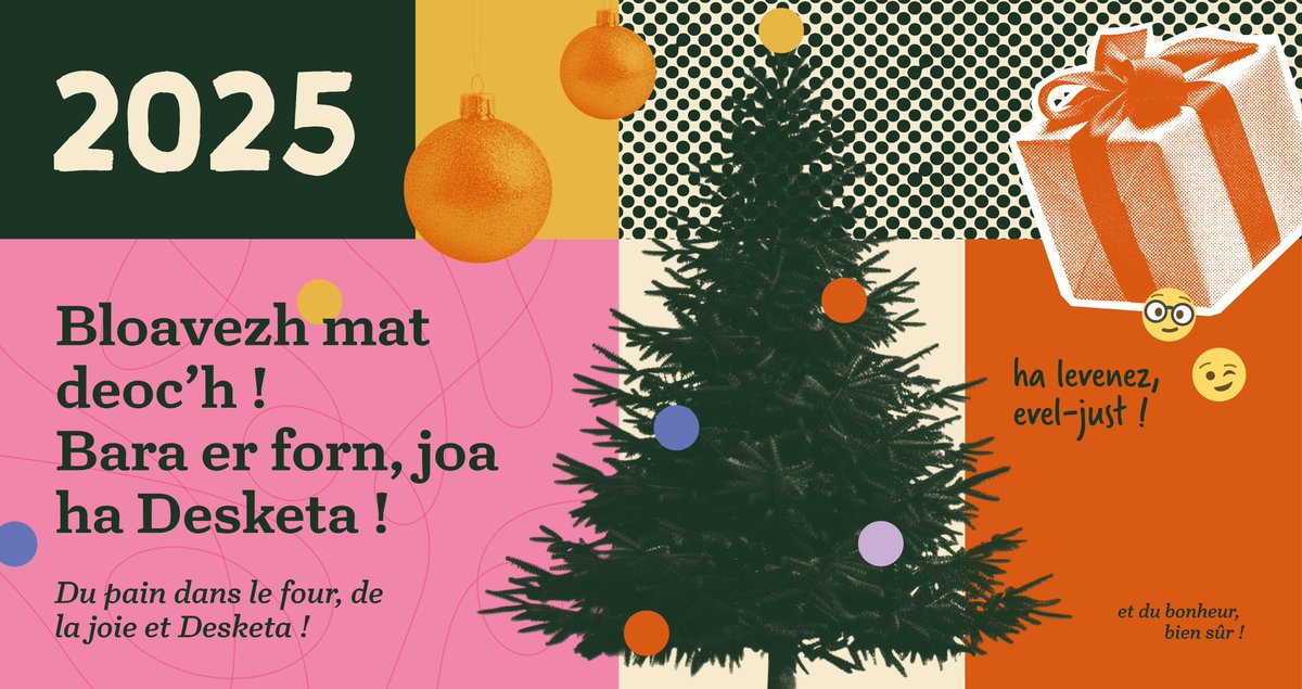 🌟 Bloavezh mat deoc’h-holl ! 
🌟 Bonne année à tout le monde !

#brezhoneg #bzhg #breton #bzh #2025 #nouvelan #nouvelan2025
