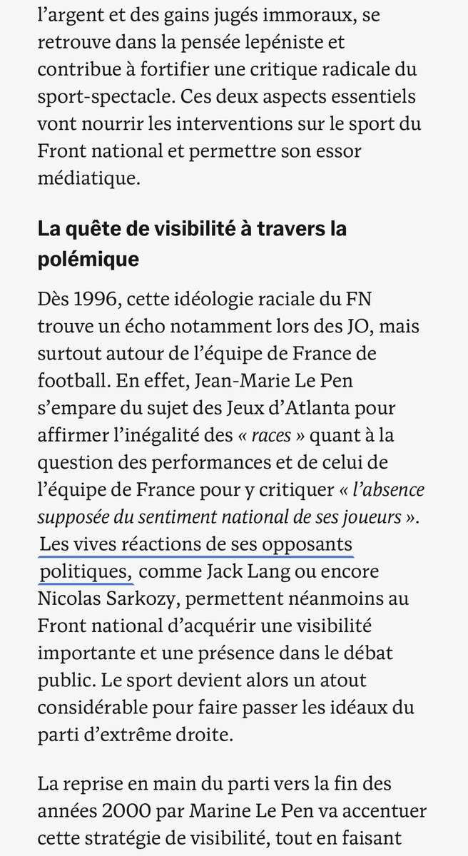 Pour mieux comprendre les idéaux corporels et sportifs de Jean-Marie Le Pen, voici l’extrait d’un papier où j’évoque les travaux éclairants du chercheur Valentin Guéry.