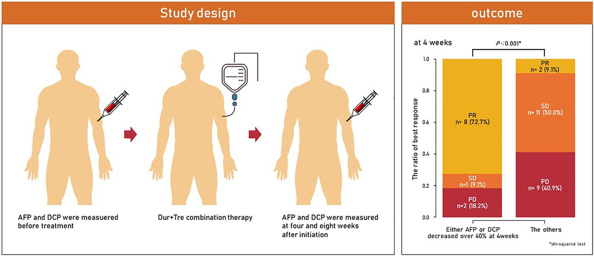 HepatolRes's tweet photo. #ShortCommunication
▶️Significance of changes in tumor markers in patients treated with durvalumab plus tremelimumab combination therapy as a surrogate marker for tumor response to unresectable hepatocellular carcinoma
👉https://t.co/HP5oawmqRv
#LiverX @WileyHealth https://t.co/E08Qj56w1A