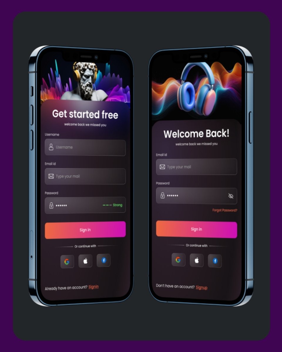 marsdevs's tweet image. Continuing with our design series- This time we bring you a music community app. Our client was super happy with the design, what are your thoughts?
hashtag#uiux