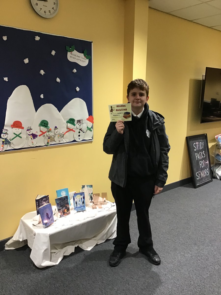 Our Reading Rock Stars for the start of January 2025 are Ruairi, James-Daniel and Lily.  All of these pupils have read more than ten books since the end of August.  Congratulations to you all! #WEAREFHS