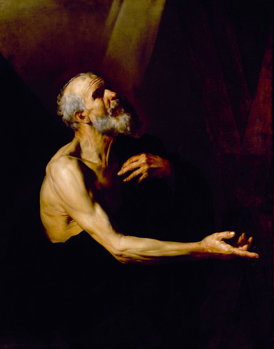 Dans "Saint André en prière", chaque détail, des rides incisées aux ongles noircis, témoigne du génie technique de Ribera.

👀 À voir dans l’#expo « Ribera, Ténèbres et lumière » au #PetitPalais
📆 Jusqu’au 23 février 2025
💳 Réservation : billetterie-parismusees.paris.fr/selection/time…