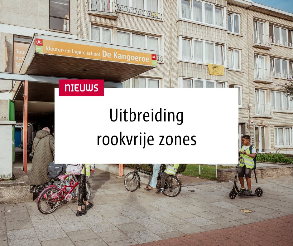 De federale overheid wil zoveel mogelijk plaatsen waar #kinderen en #jongeren komen, #rookvrij maken. Ga je roken? Check dan vooraf of het op die plaats nog mag. Bekijk hier alle rookvrije zones 👉 bit.ly/408Y1NP