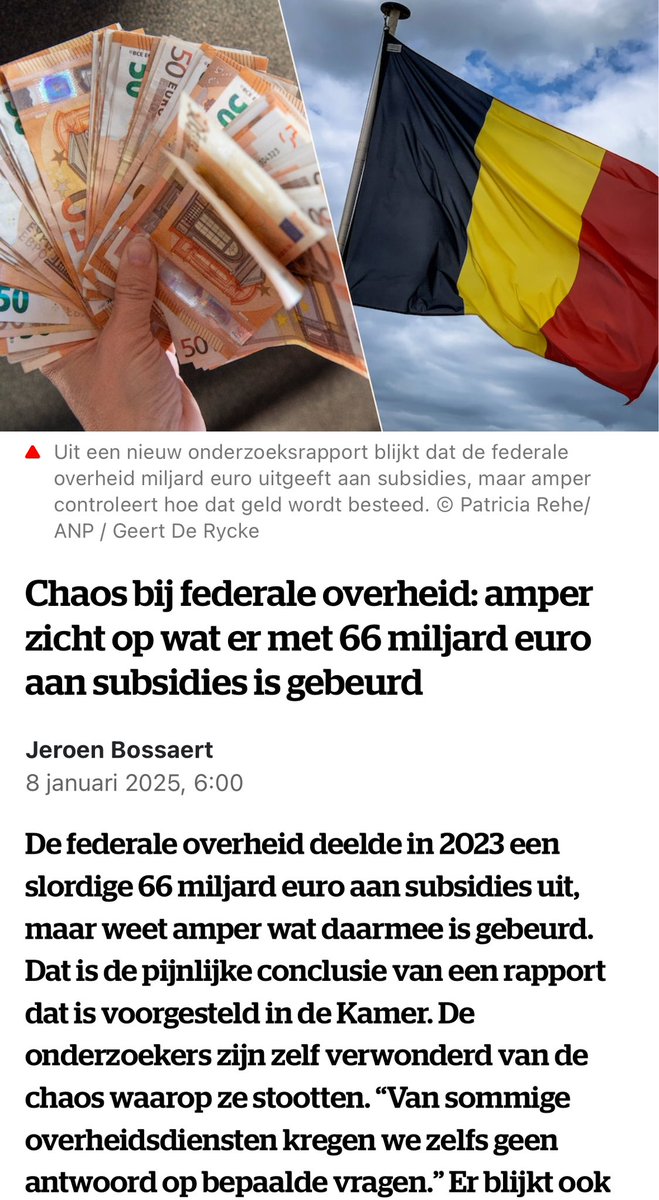 Een efficiënte overheid ten dienste van wie werkt, onderneemt of echt steun nodig heeft, moet toch prioriteit nr 1 zijn bij elk nieuw beleid. 
Zodat wie werkt er meer aan overhoudt, ondernemers kunnen ondernemen en welvaart scheppen, en wie pech heeft in het leven echt geholpen