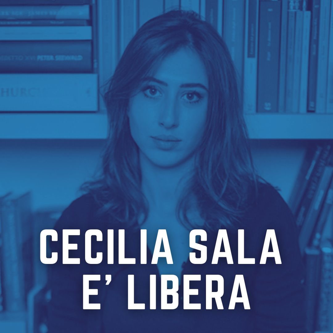 La notizia più bella, che ci scalda il cuore:
Cecilia Sala è #libera 

Ti aspettiamo in Italia 🇮🇹♥️