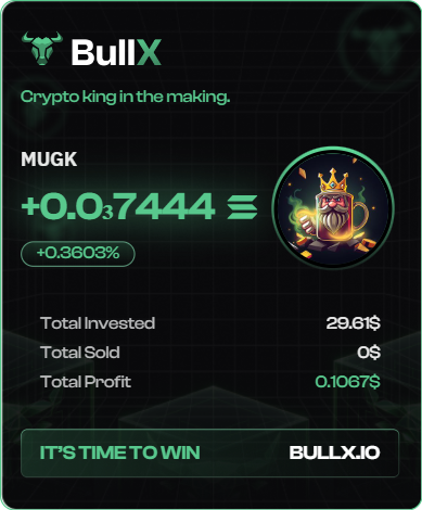 divindestinyman's tweet photo. If Bullx is King, MUGK is a King or Maybe Emperor. Buy your MUGK on Solana. https://t.co/sscOtZadxX https://t.co/4T3i8CQDSs