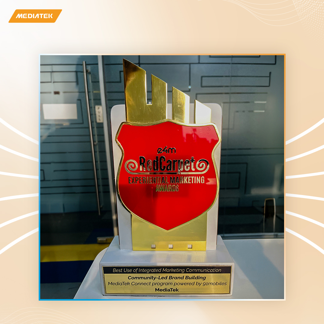 MediaTekIndia's tweet image. MediaTek has been awarded the Best Use of Integrated Marketing Communication for Community-Led Brand Building at the e4m Red Carpet Experiential Marketing Awards!

Join us: 91mobiles.com/mediatek-conne…

#MediaTekConnect #e4mAwards #MediaTek