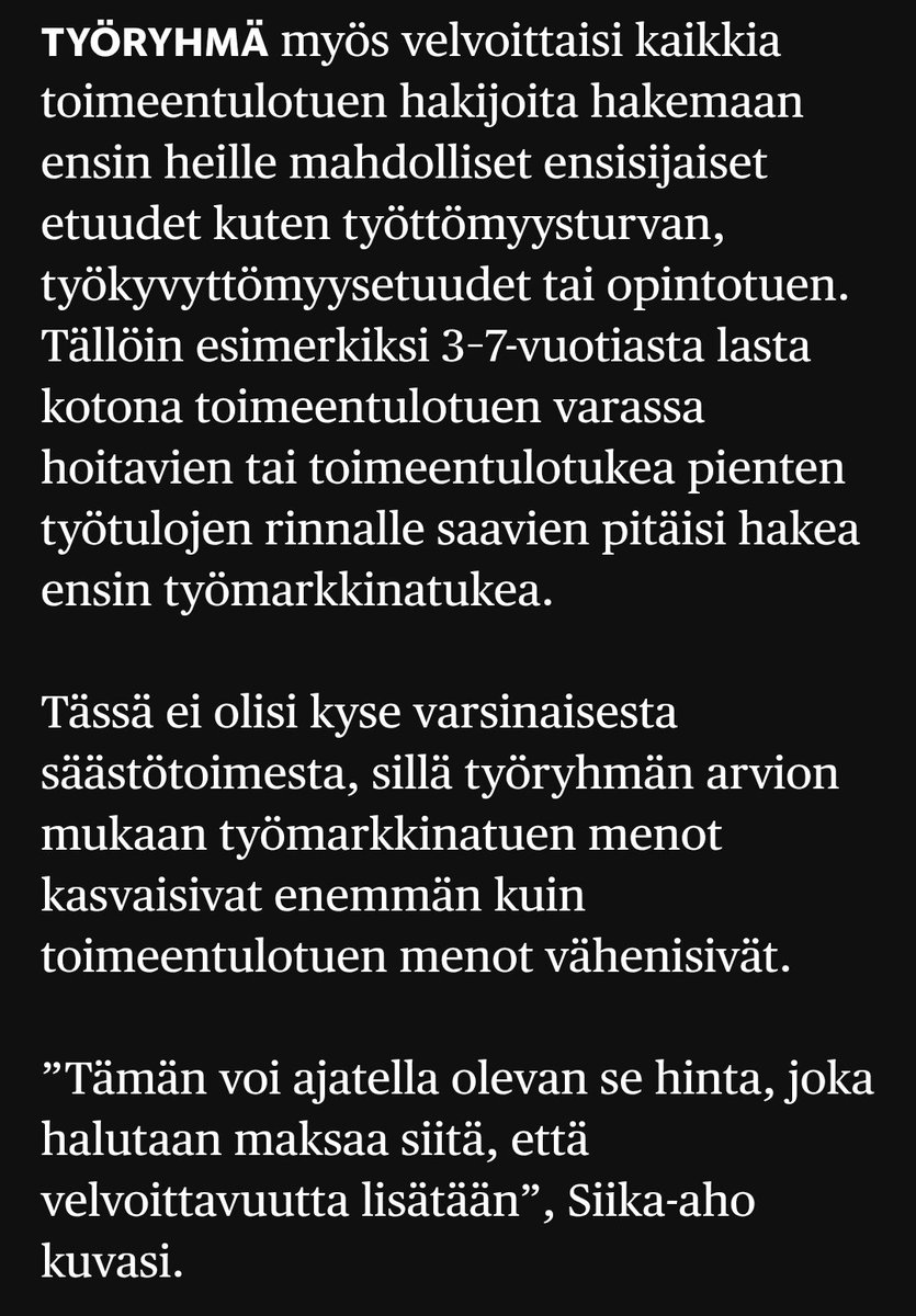 Eli säästöjä ei synny vaan päinvastoin, mutta se on se hinta jonka joudutaan maksamaan siitä, että saadaan toimeentulotuen hakijoiden elämästä vähän kurjempaa ja miellytettyä sitä kansanosaa, joka tykkää pienituloisten kyykyttämisestä?  

All right, you chose the game.