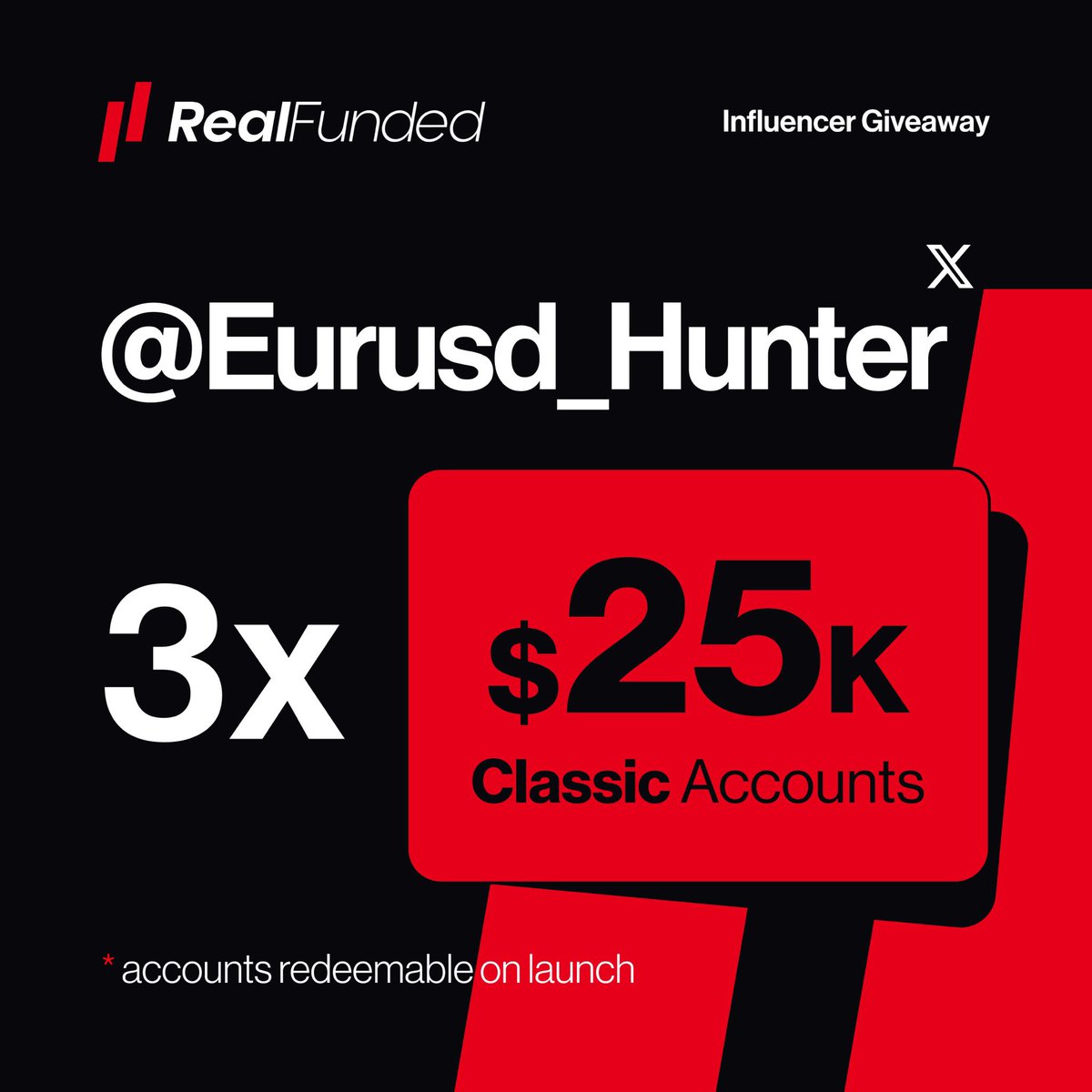 EU hunter FX (@eurusd_hunter) on Twitter photo 🎁$75k GIVEAWAY ALERT 🔔
Prize 3X $25k
✔️Follow
@realfundedprop || @realfundedaffs @realfundedhelp || <a href="/Eurusd_Hunter/">EU hunter FX</a>
✔️like & Retweet
✔️Tag 3 traders
✔️ Retweet <a href="/RealFundedProp/">Real Funded</a> pinned post
Good luck 👍 🎁$75k GIVEAWAY ALERT 🔔
Prize 3X $25k
✔️Follow
@realfundedprop || @realfundedaffs @realfundedhelp || <a href="/Eurusd_Hunter/">EU hunter FX</a>
✔️like & Retweet
✔️Tag 3 traders
✔️ Retweet <a href="/RealFundedProp/">Real Funded</a> pinned post
Good luck 👍