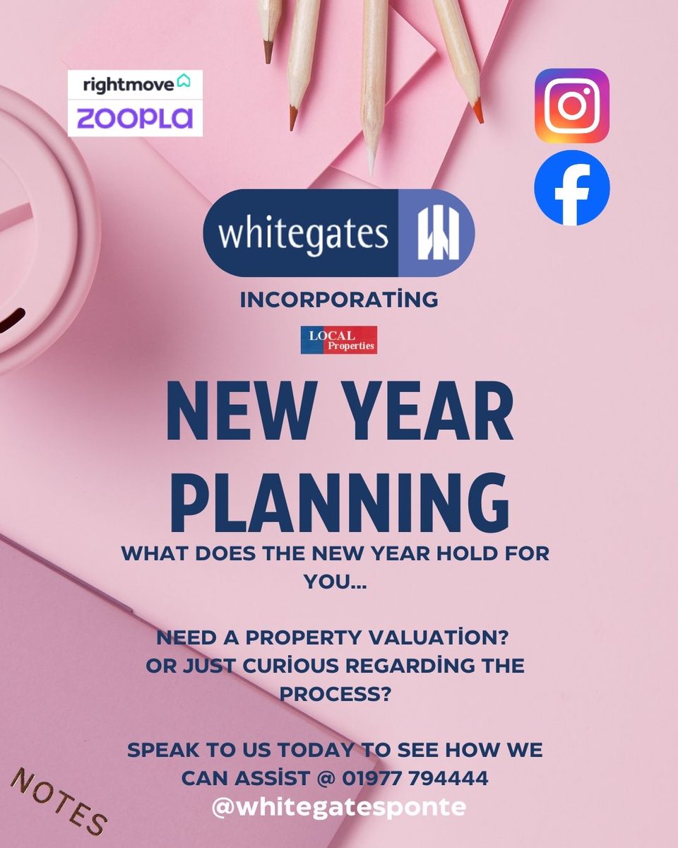 🎉 New Year, New Plans – What does 2025 hold for you? 🏡
 🤔

#NewYearPlans #PropertyValuation #HouseGoals #PropertyExperts #whitegates #forsale #propertyforsale #newlisting #pontefract #wakefield #southelmsall #hemsworth #estateagency #estateagencyuk #rightmove #rightmoveuk