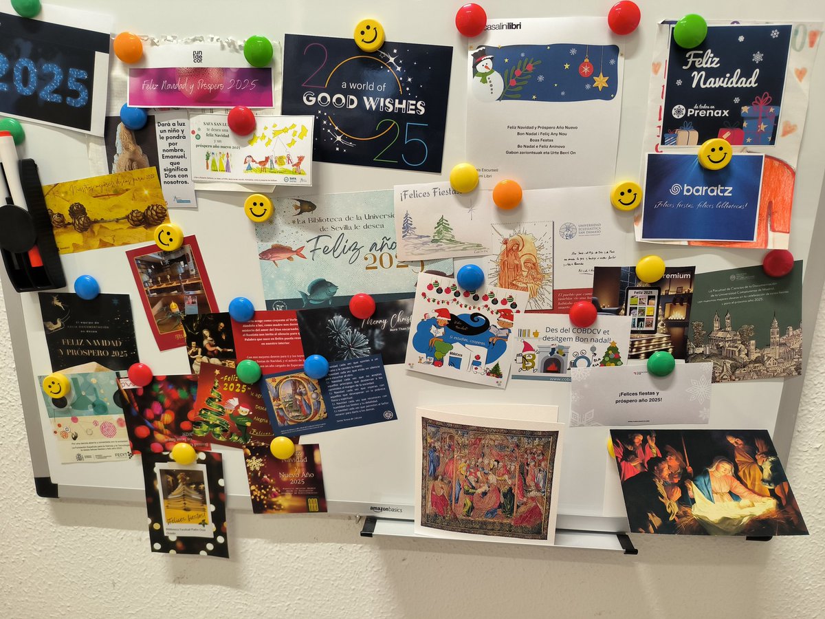 Ahora que la mayor parte de las felicitaciones navideñas han llegado por correo electrónico, no me resisto a tenerlas visibles