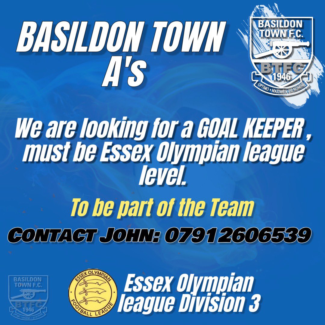BasTownFC's tweet image. SafeHandsWanted:Goalkeeper Needed! 🧤⚽️ An exciting opportunity to join a talented squad. 
#GoalkeeperWanted #UTT ⚪️🔵