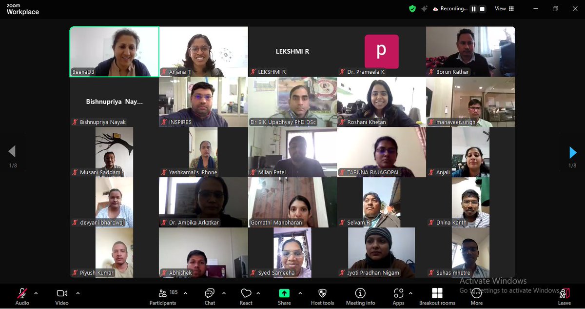 <a href="/nptel_official/">NPTEL</a> <a href="/DbBeena/">Beena DB</a> The perfect mix of theory &amp; hands-on learning by Dr. Beena and Anjana inspired participants to connect biology with the everyday world. 💡✨ The demand for more workshops, especially offline, was overwhelming!