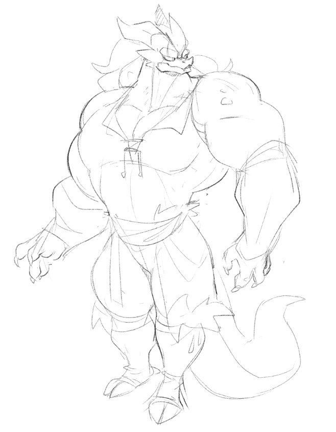 PeboOficial's tweet photo. sketch with some arrangements 🐲 https://t.co/25kmNQZl0O