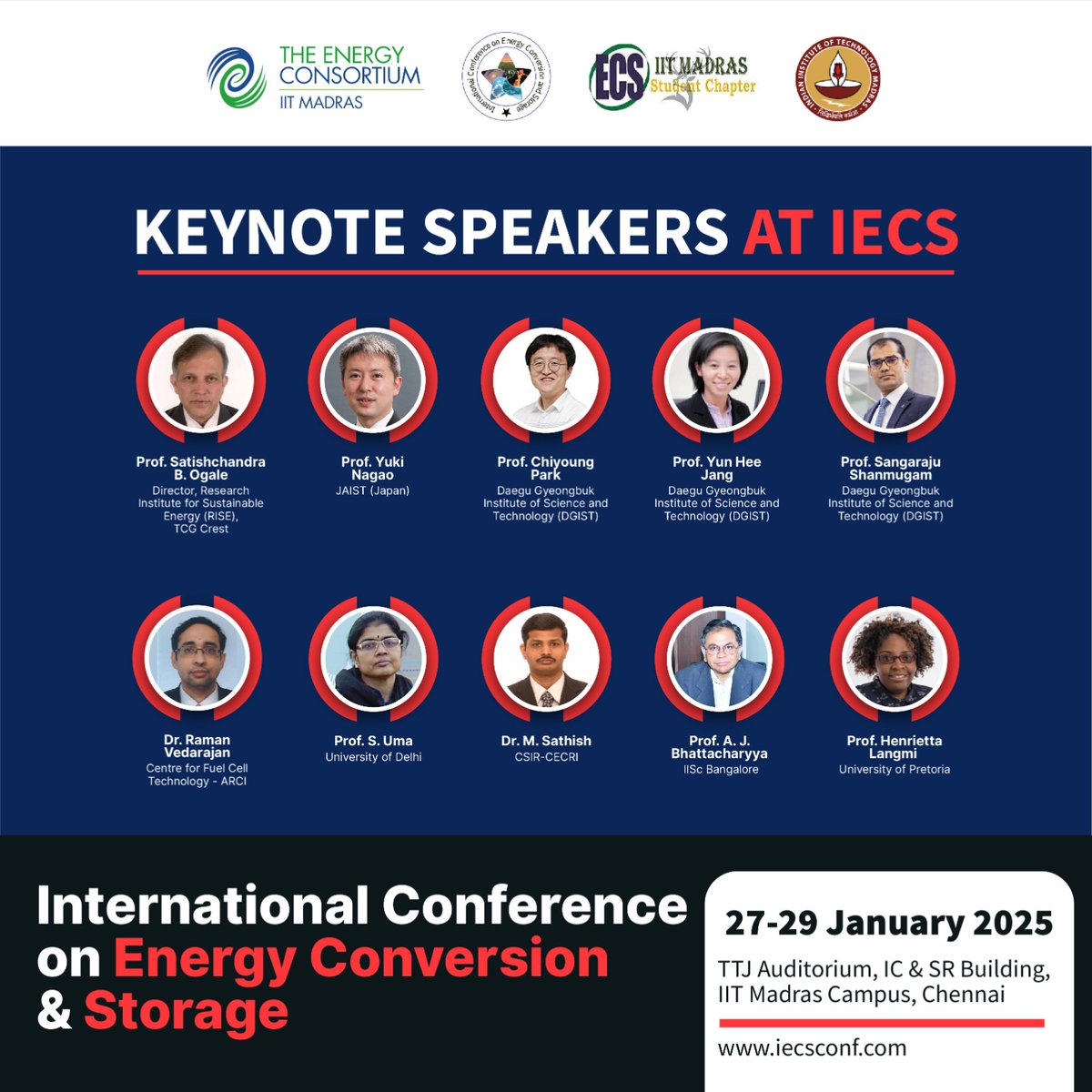 TheEnergyConsortium (@iitmenergyconso) on Twitter photo Meet the Energy Titans speaking at IECS 2025!
<a href="/IITMEnergyConso/">TheEnergyConsortium</a> <a href="/iitmadras/">IIT Madras</a> proudly presents the International Conference on Energy Conversion and Storage (IECS) 2025 β where innovation sparks inspiration!
View: linkedin.com/feed/update/ur⦠Meet the Energy Titans speaking at IECS 2025!
<a href="/IITMEnergyConso/">TheEnergyConsortium</a> <a href="/iitmadras/">IIT Madras</a> proudly presents the International Conference on Energy Conversion and Storage (IECS) 2025 β where innovation sparks inspiration!
View: linkedin.com/feed/update/urβ¦