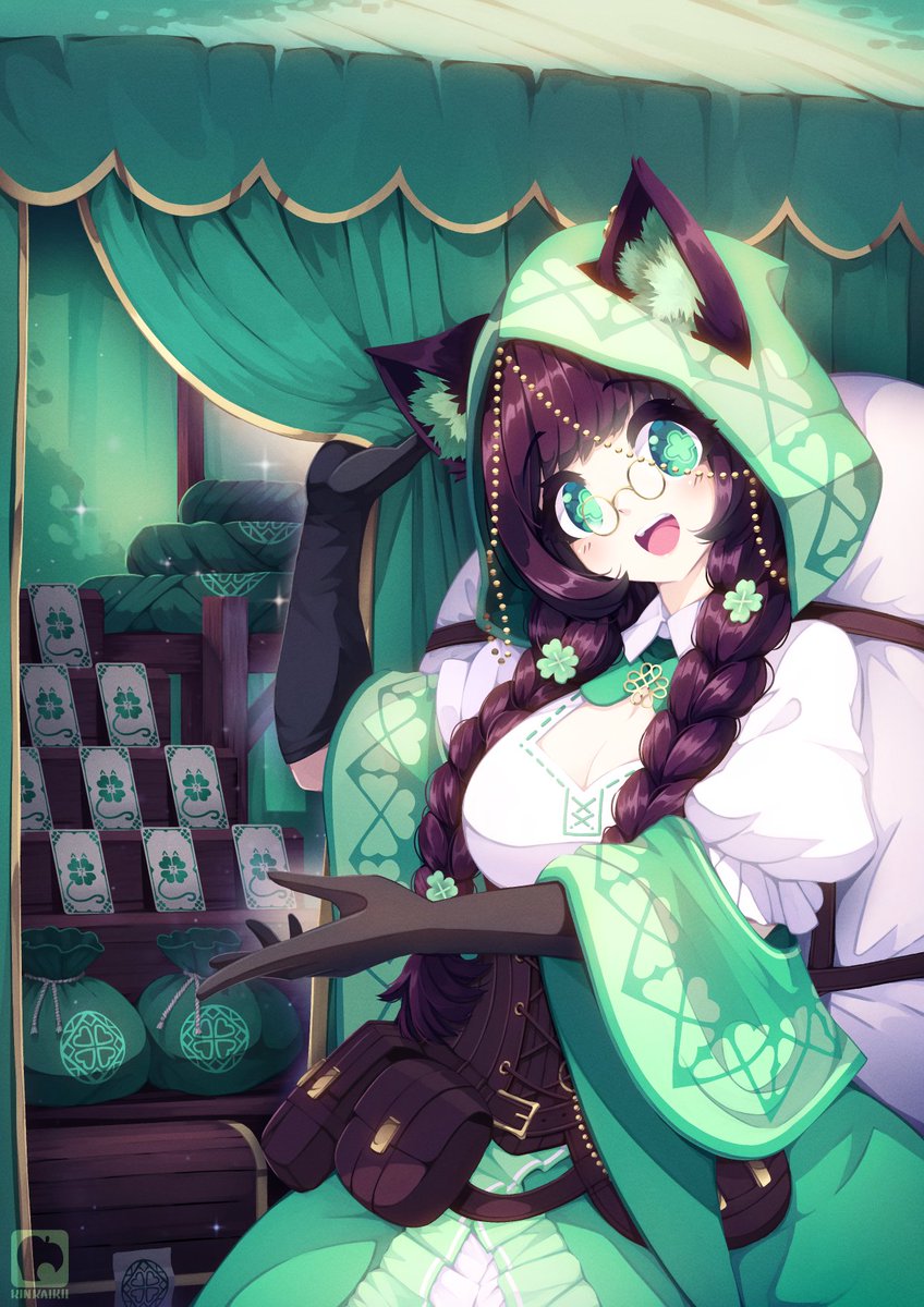 ❇️ Traveling Merchant Kitsunya has arrived at the town square tonight! Check out her wares &amp; test your luck before she moves on. 🍀

Everything's charmed! ✨ With what enchantments? 👀 That's revealed after purchase completion!  ✅ No returns or exchanges. ❌ You wouldn't want to
