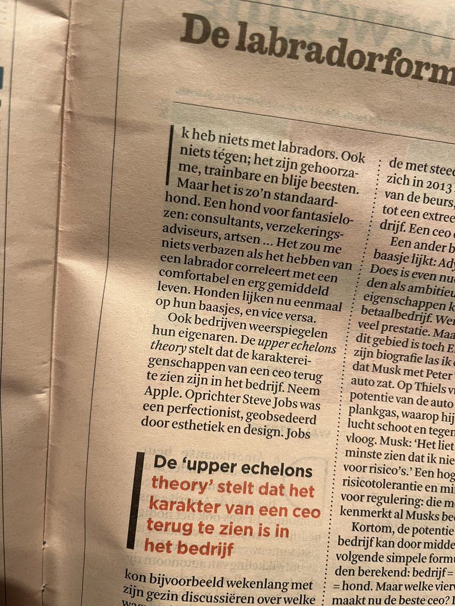 Paul Stamsnijder (@reputatiegroep) on Twitter photo Raak stuk! De labradorformule <a href="/MM_Brand/">Milou Brand</a> in <a href="/FD_Nieuws/">FD Nieuws</a> Raak stuk! De labradorformule <a href="/MM_Brand/">Milou Brand</a> in <a href="/FD_Nieuws/">FD Nieuws</a>