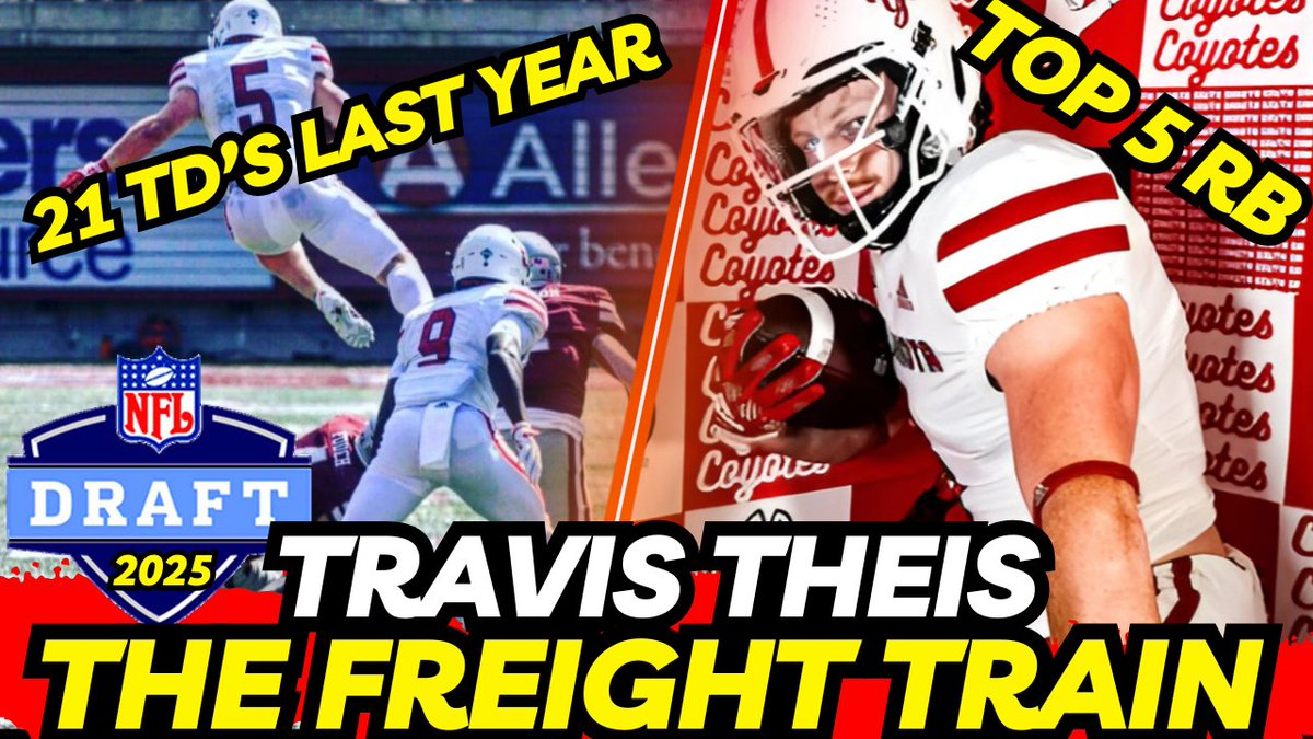 The Touchdown with Doug Smith (@touchdowndoug) on Twitter photo 2025 NFL DRAFT Prospect Travis Theis | This TOP 5 RB had 21 touchdowns last year, & is WAR READY:
LINK: youtu.be/urrLtyAU51o?si…
#GoYotes #SouthDakotaFootball <a href="/Travis_Theis5/">Travis Theis</a> #NFLDraft2025 #nfldraft #UniversityOfSouthDakota 2025 NFL DRAFT Prospect Travis Theis | This TOP 5 RB had 21 touchdowns last year, & is WAR READY:
LINK: youtu.be/urrLtyAU51o?si…
#GoYotes #SouthDakotaFootball <a href="/Travis_Theis5/">Travis Theis</a> #NFLDraft2025 #nfldraft #UniversityOfSouthDakota