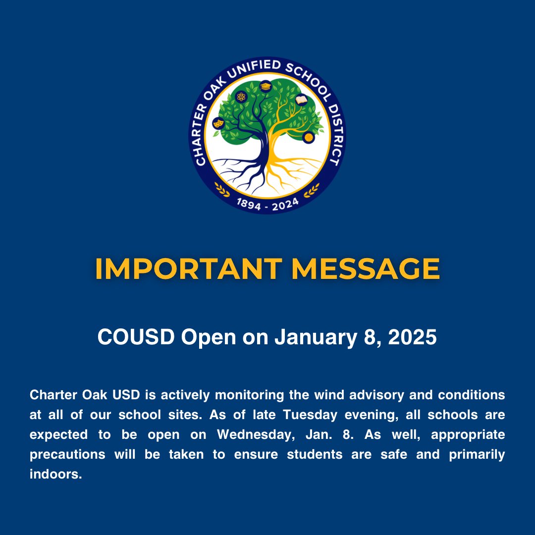 Charter Oak Unified School District (@charteroak_dist) on Twitter photo 