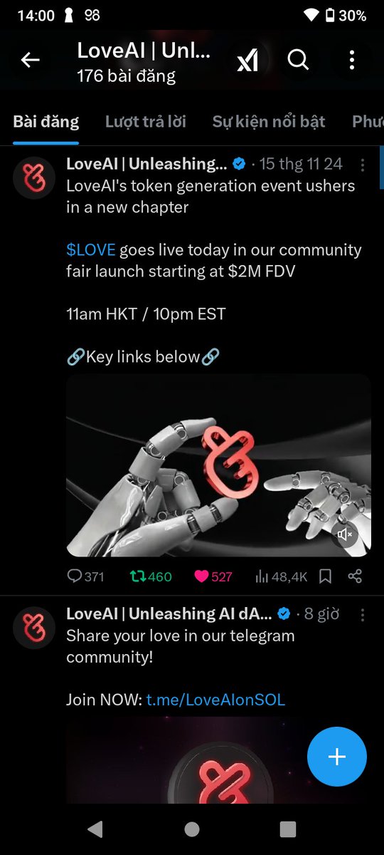 lthtrung94's tweet photo. I join LoveAI to own my AI agent and token, where is my $LOVE? @0xLoveAI and @JamboTechnology https://t.co/AXHMkqHLJL