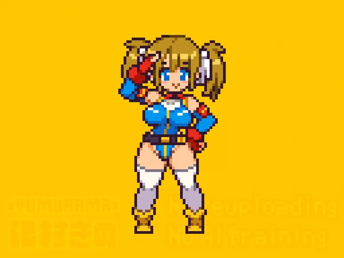 ドット絵 レイコ・ホリンジャー Gundam Card Builder Reiko Holinger 
