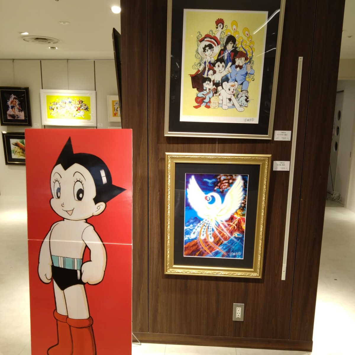 eichidaburu's tweet image. 巨匠漫画家版画展
遠鉄百貨店本館7階プレミアムステージ
1/8〜13
#手塚治虫
#鉄腕アトム
#火の鳥
#ブラックジャック
#ジャングル大帝
#リボンの騎士
#ちばてつや
#あしたのジョー
#ハリスの旋風
#紫電改のタカ
#おれは鉄兵
#あした天気になあれ