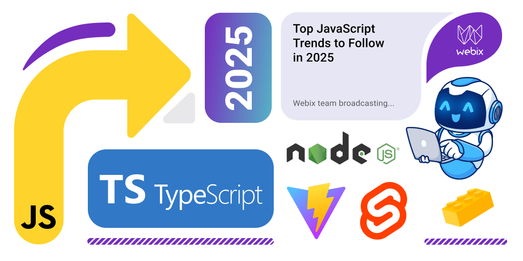 WebixUI's tweet image. We're kicking off 2025 with a bang! Our team has released an insightful article on the JavaScript trends to watch in 2025. To bring you the most accurate and up-to-date information, we conducted a survey among our talented developers. Explore the article:
blog.webix.com/the-future-of-…
