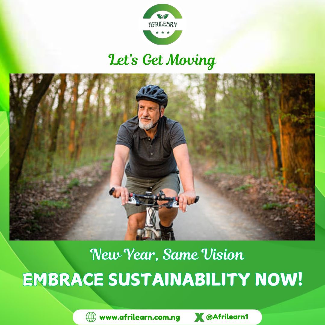 One of the things you have probably done this year is a new resolution 🎊
✨The goal still remain starting and finishing the year in a more sustainable way. 

Let's achieve it together!

Happy New Year 🎊 
AfriLearn team