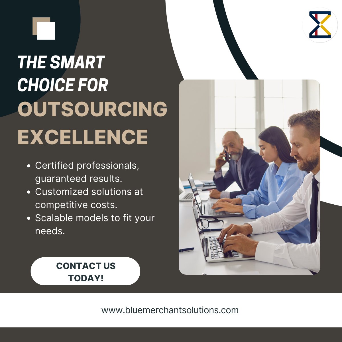 BluemerchantSol's tweet image. Outsourcing isn’t just about cutting costs—it’s about smart strategies. With Blue Merchant Solutions, achieve efficiency, quality, and results that drive growth. 

Let’s make it happen! 

#SmartOutsourcing #CertifiedExperts #BMSSolutions